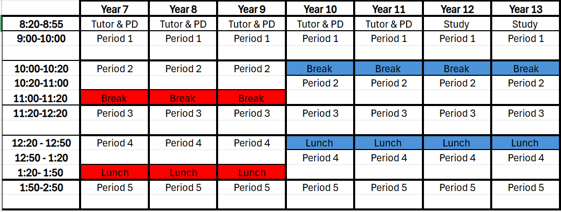 The School Day 25-26